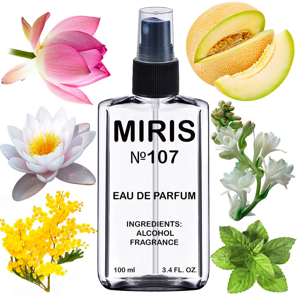 MIRIS No. 107, Edden, Longue duree Eau de Parfum pour Femme, Vaporisateur 100 ml
