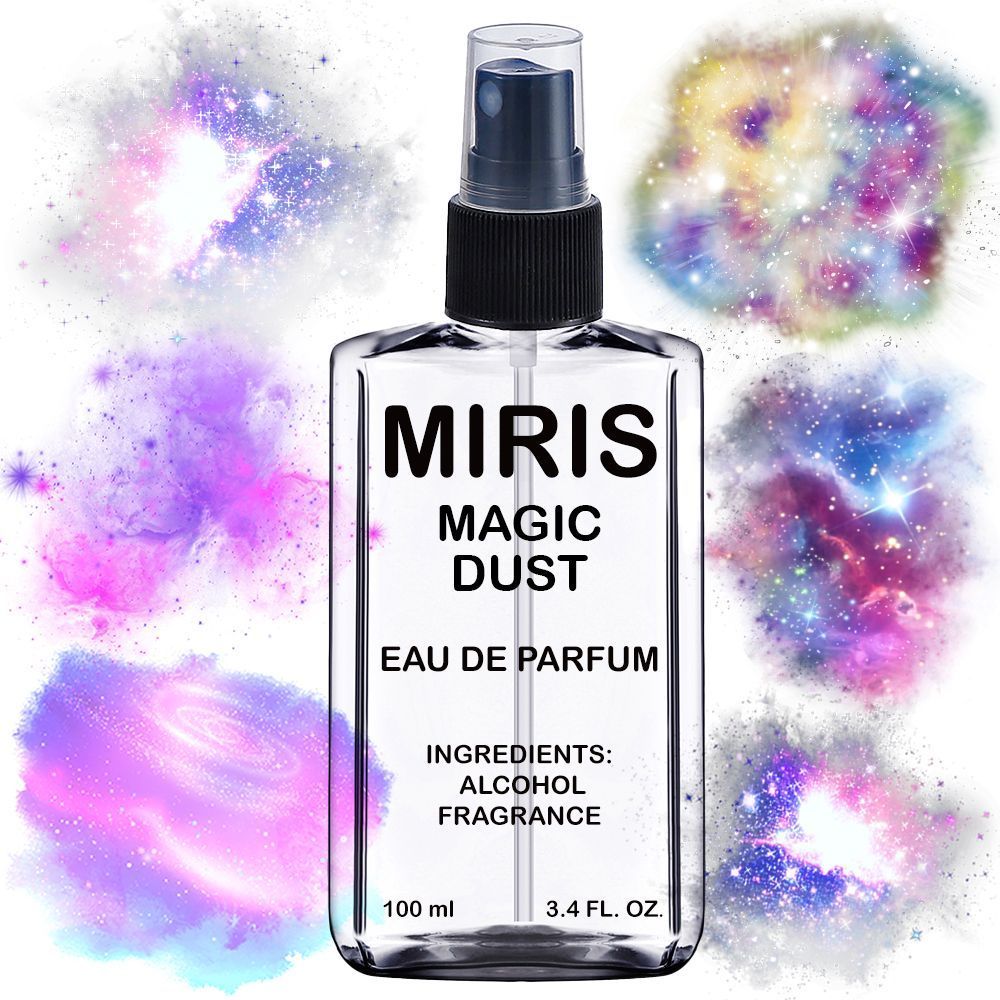MIRIS Magic Dust, Longue duree Unisexe Eau de Parfum pour Femme et Homme, Vaporisateur 100 ml