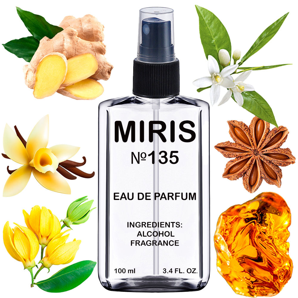MIRIS No. 135, JP Klassik, Longue duree Eau de Parfum pour Femme, Vaporisateur 100 ml