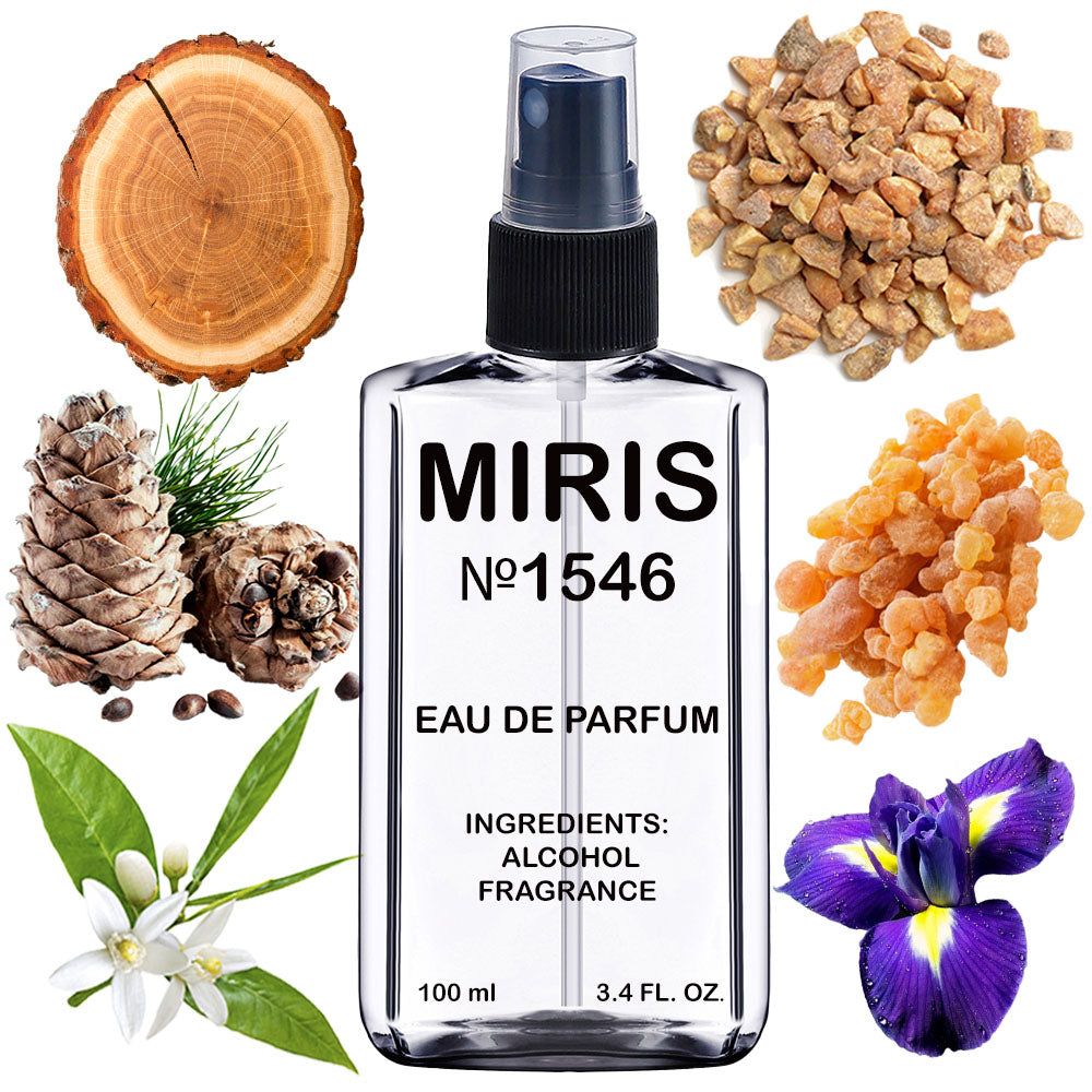 MIRIS No. 1546, Infuzio Di Iris, Longue duree Eau de Parfum pour Femme, Vaporisateur 100 ml