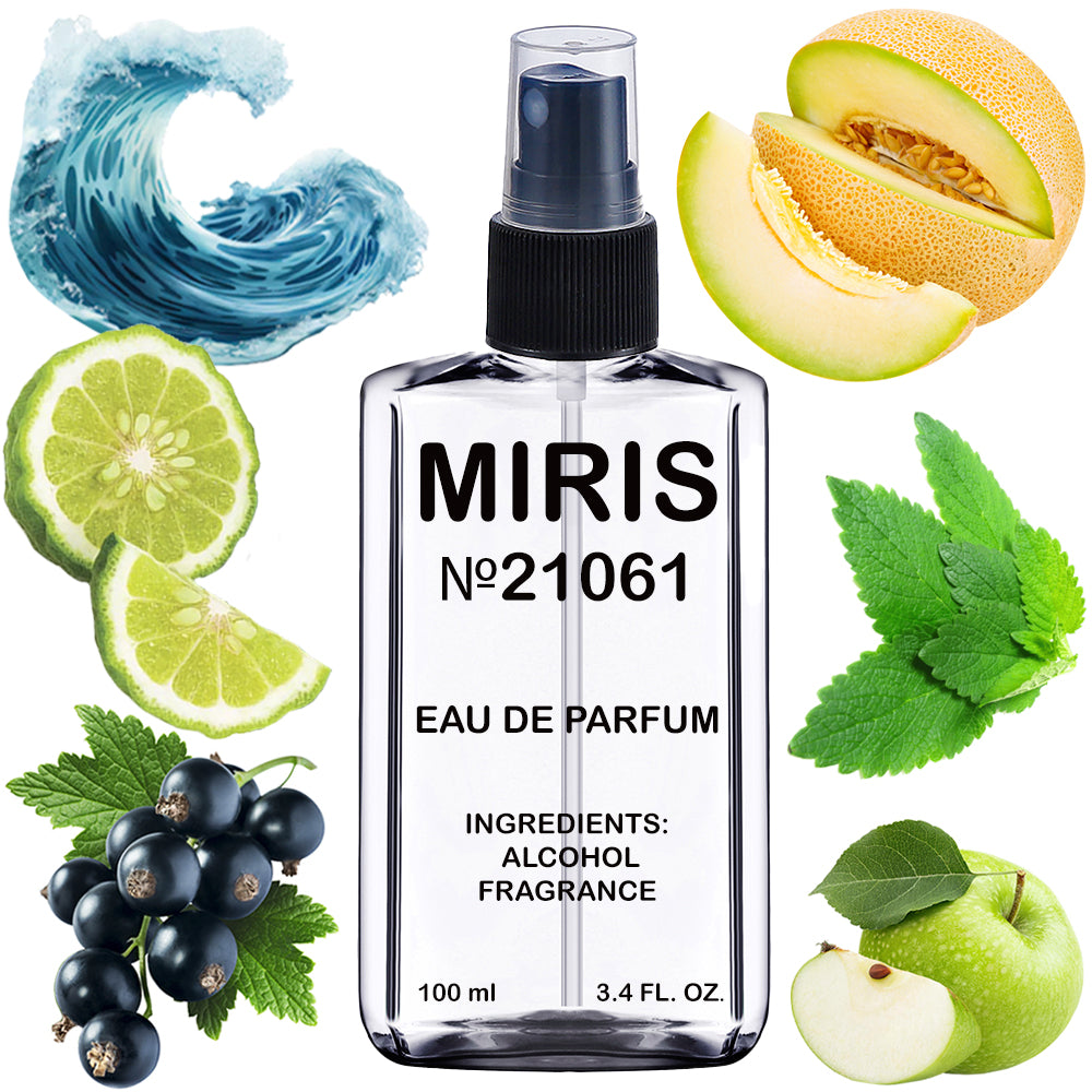 MIRIS No. 21061, Blu Seduct Men, Long-Lasting Eau de Parfum for Men, Spray 100 ml
