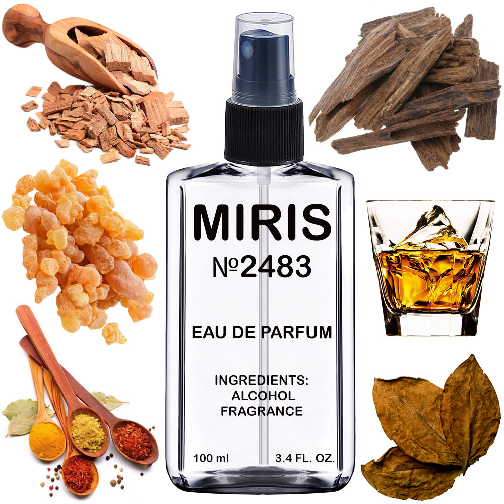 MIRIS No. 2483, Toba Oud, Longue duree Unisexe Eau de Parfum pour Femme et Homme, Vaporisateur 100 ml
