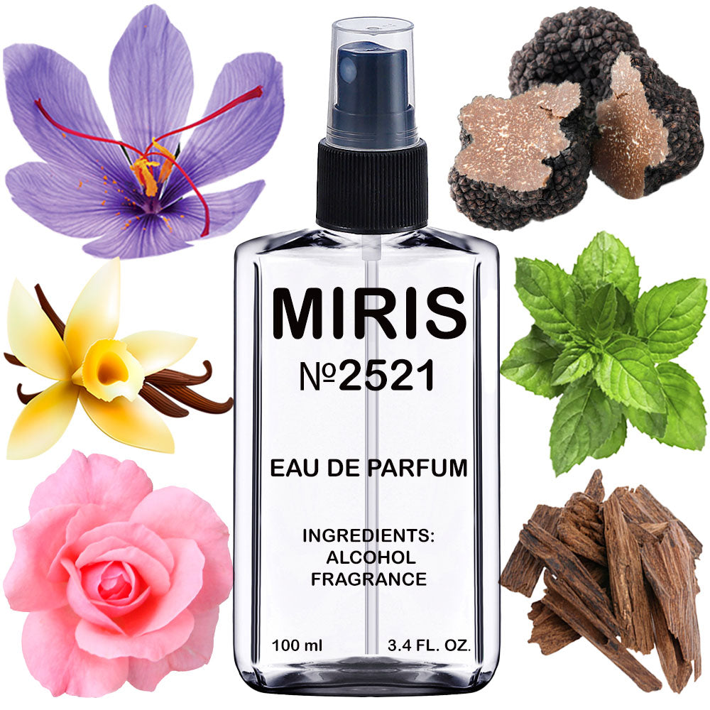 MIRIS No. 2521, Nuar d Nuar, Longue duree Unisexe Eau de Parfum pour Femme et Homme, Vaporisateur 100 ml