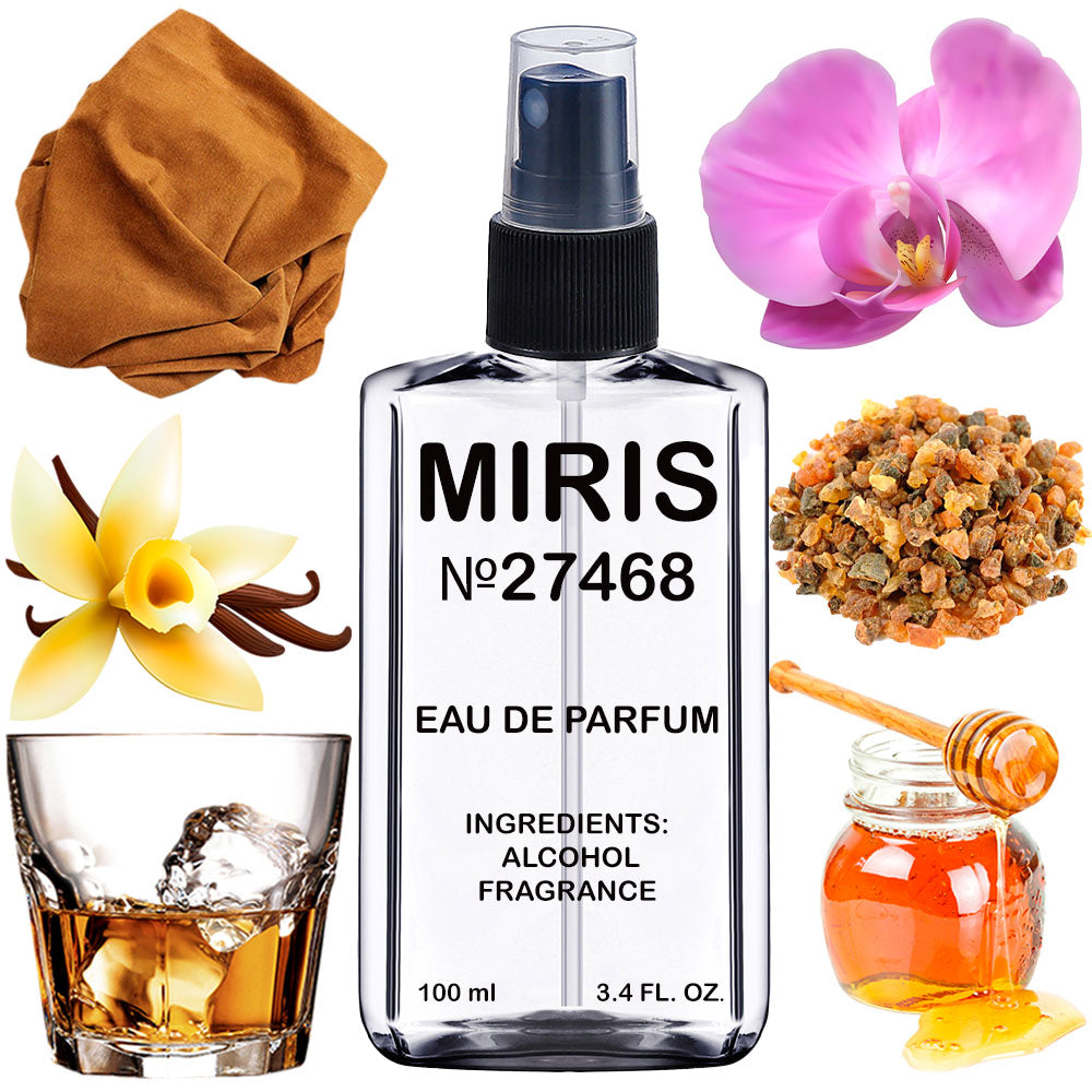 MIRIS No. 27468, Velved Orkid, Longue duree Unisexe Eau de Parfum pour Femme et Homme, Vaporisateur 100 ml