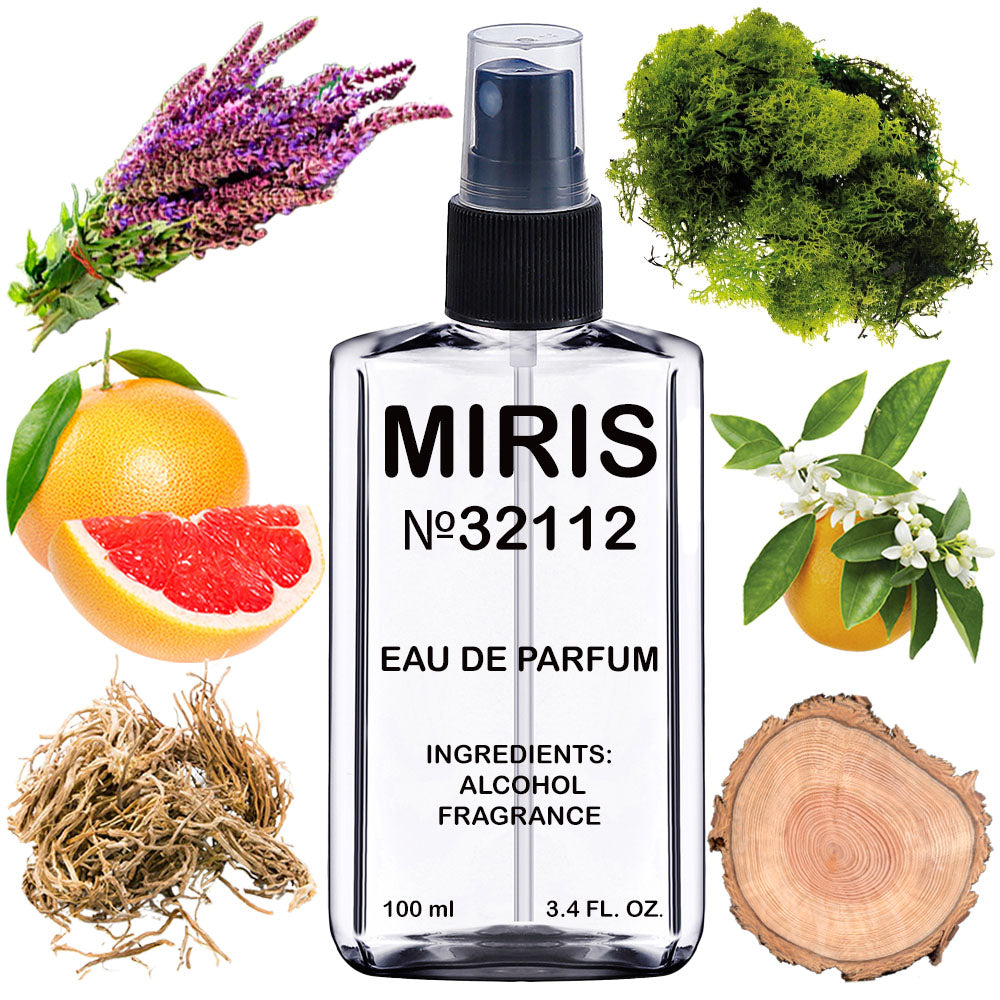 MIRIS Nr. 32112, Grey Vetiver, langanhaltender Duft, Herren Eau de Parfum, Spray 100 ml