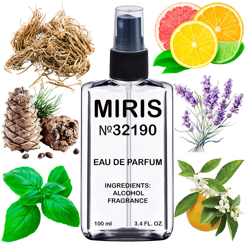 MIRIS No. 32190, Cedro Di Taormina, Long-Lasting Unisex Eau de Parfum for Women & Men, Spray 100 ml