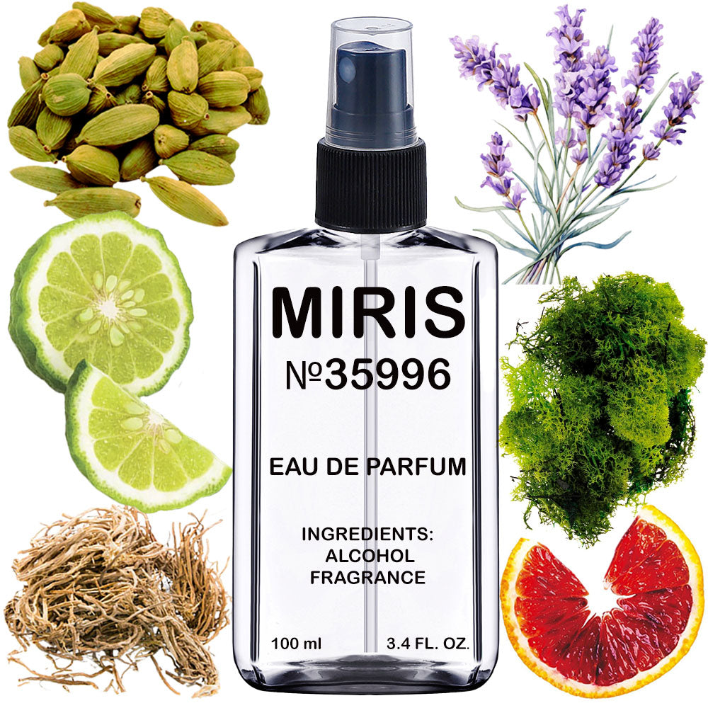 MIRIS No. 35996, Bergamote Soleil, Long-Lasting Unisex Eau de Parfum for Women & Men, Spray 100 ml