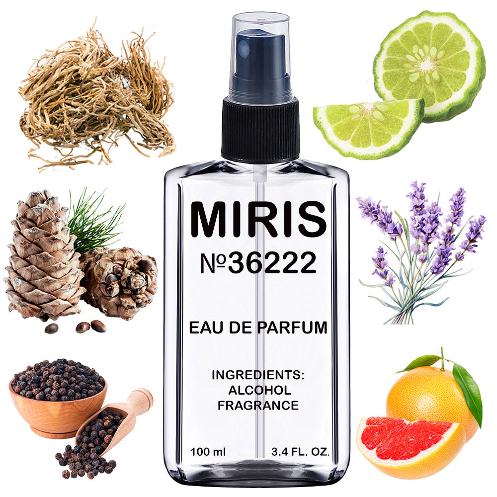 MIRIS No. 36222, Blu Label Pour Homme , Long-Lasting Eau de Parfum for Men, Spray 100 ml