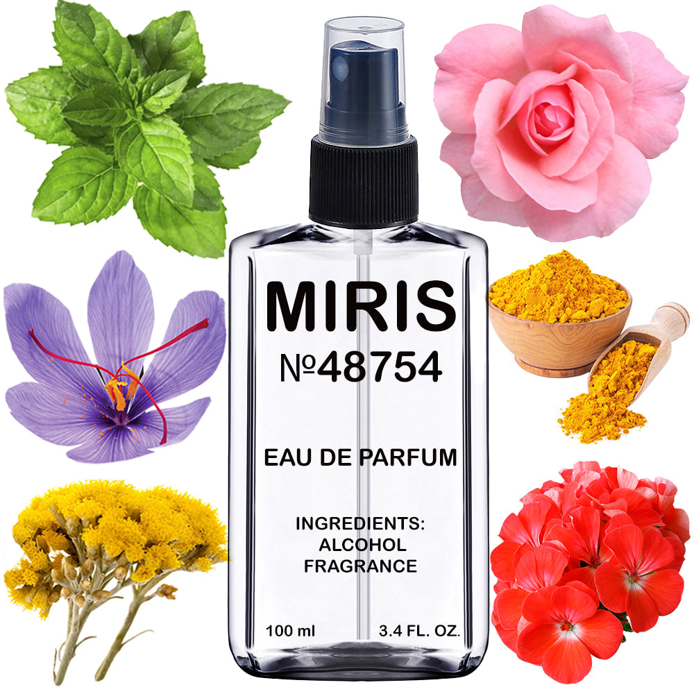 MIRIS No. 48754, Rose Sapphire, Long-Lasting Unisex Eau de Parfum for Women & Men, Spray 100 ml