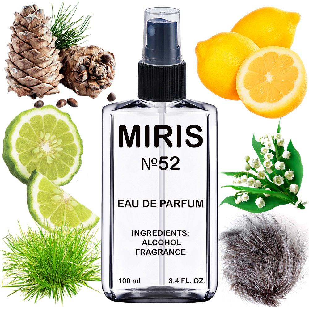 MIRIS No. 52, Ca Kle One, Longue duree Unisexe Eau de Parfum pour Femme et Homme, Vaporisateur 100 ml
