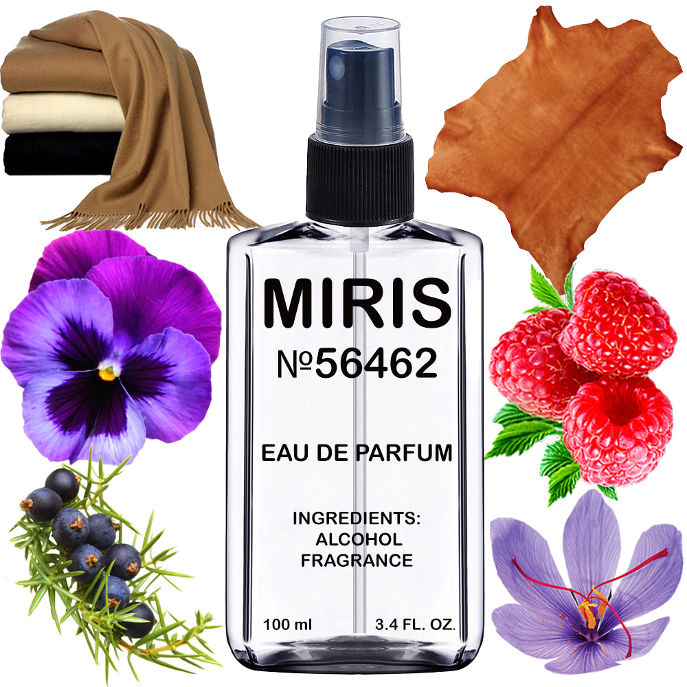 MIRIS No. 56462, Black Saffron, Long-Lasting Unisex Eau de Parfum for Women & Men, Spray 100 ml