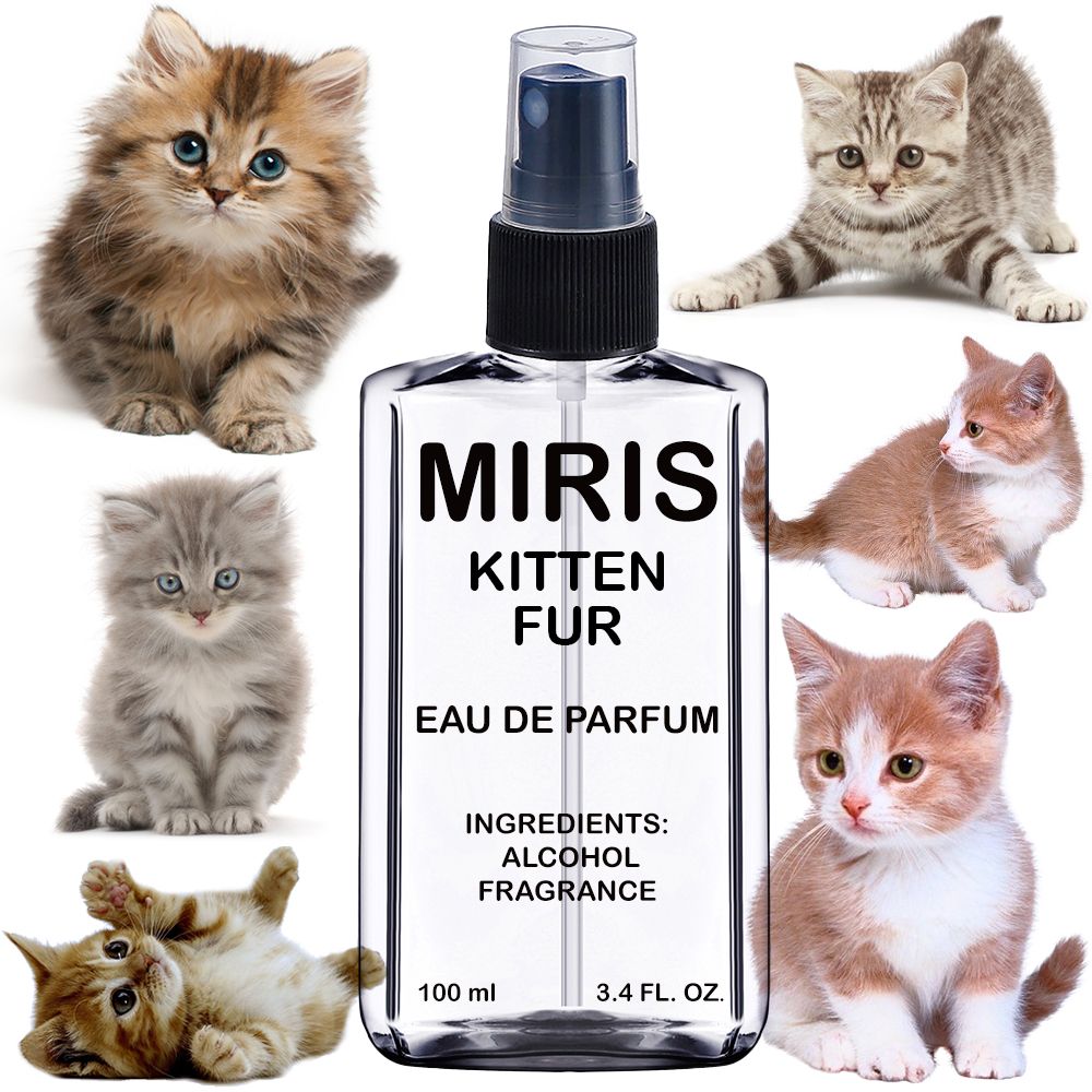 MIRIS Kitten Fur, Longue duree Unisexe Eau de Parfum pour Femme et Homme, Vaporisateur 100 ml