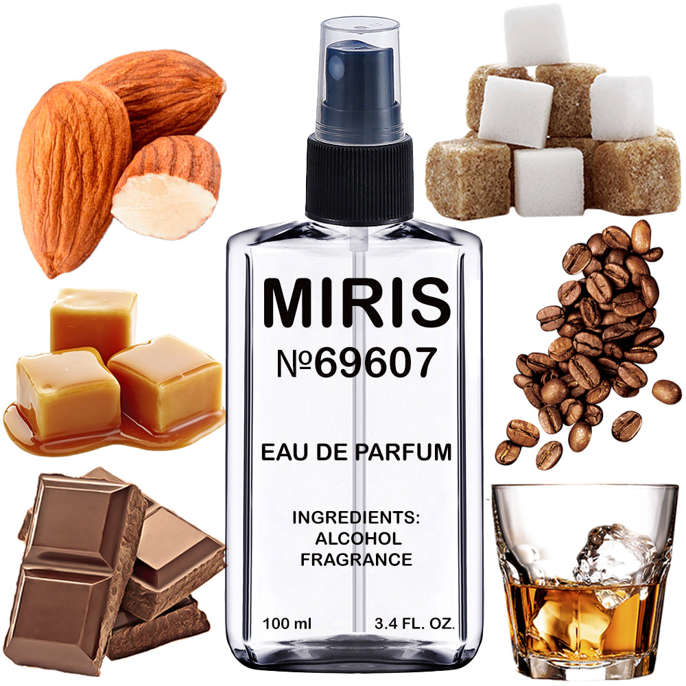 MIRIS No. 69607, Blak Fantom, Longue duree Unisexe Eau de Parfum pour Femme et Homme, Vaporisateur 100 ml