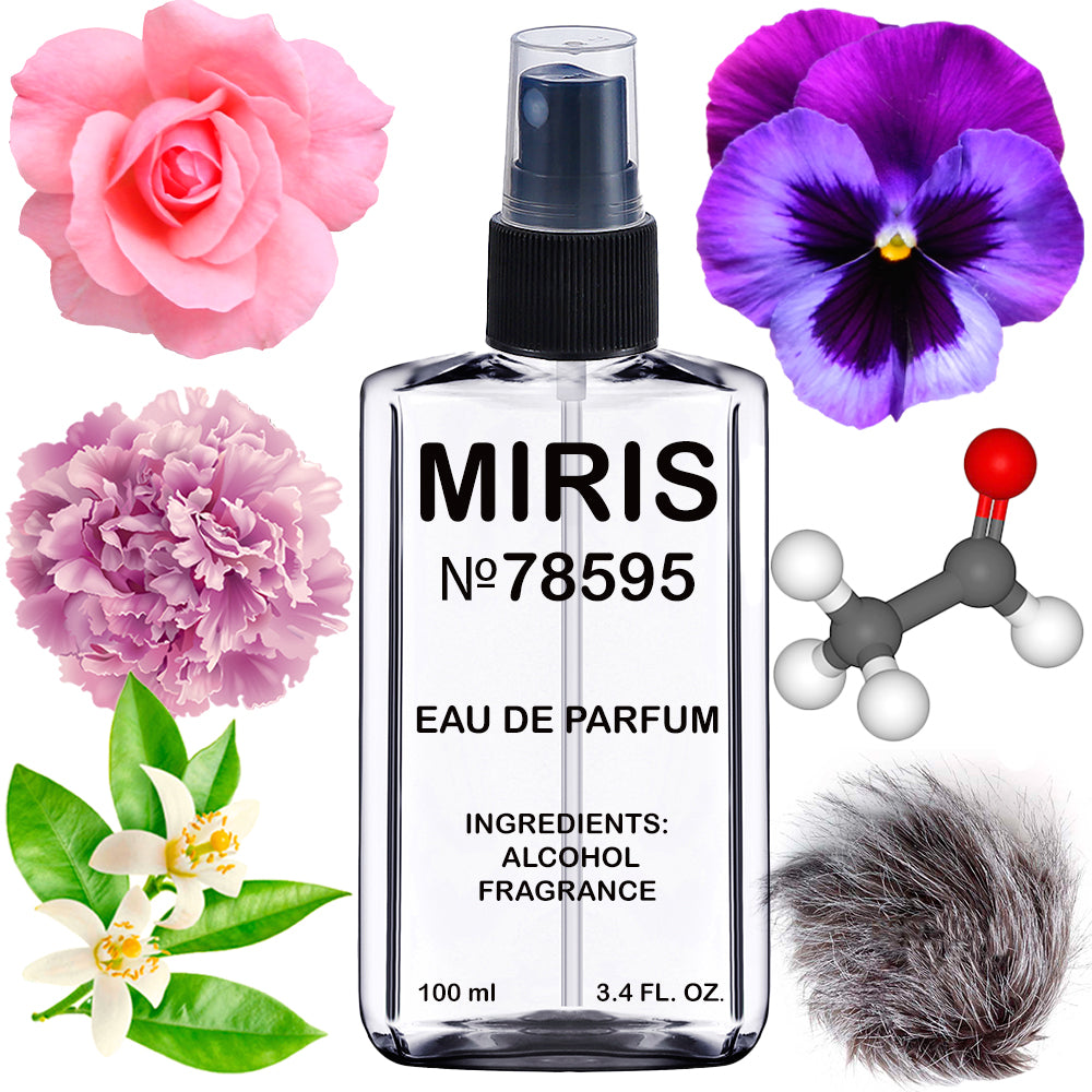MIRIS No. 78595, Blanshe, Longue duree Eau de Parfum pour Femme, Vaporisateur 100 ml