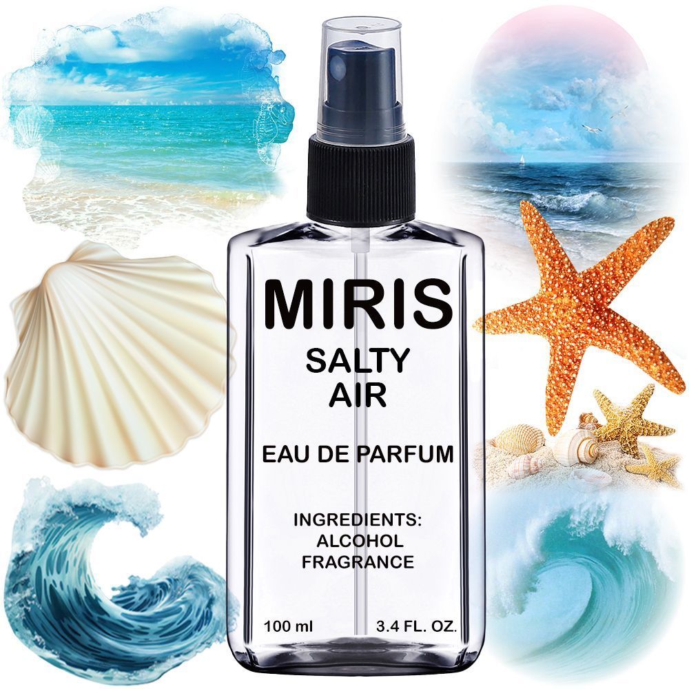 MIRIS Salty Air, Longue duree Unisexe Eau de Parfum pour Femme et Homme, Vaporisateur 100 ml