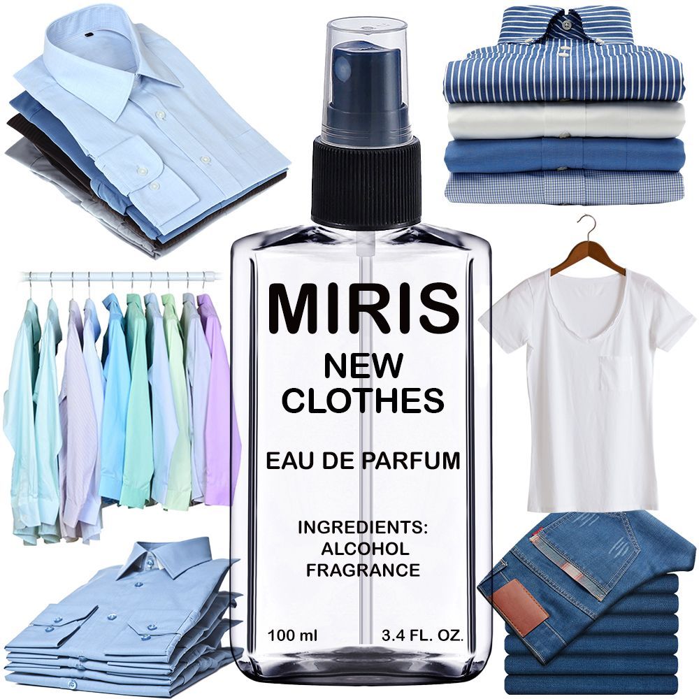 MIRIS New Clothes, Longue duree Unisexe Eau de Parfum pour Femme et Homme, Vaporisateur 100 ml