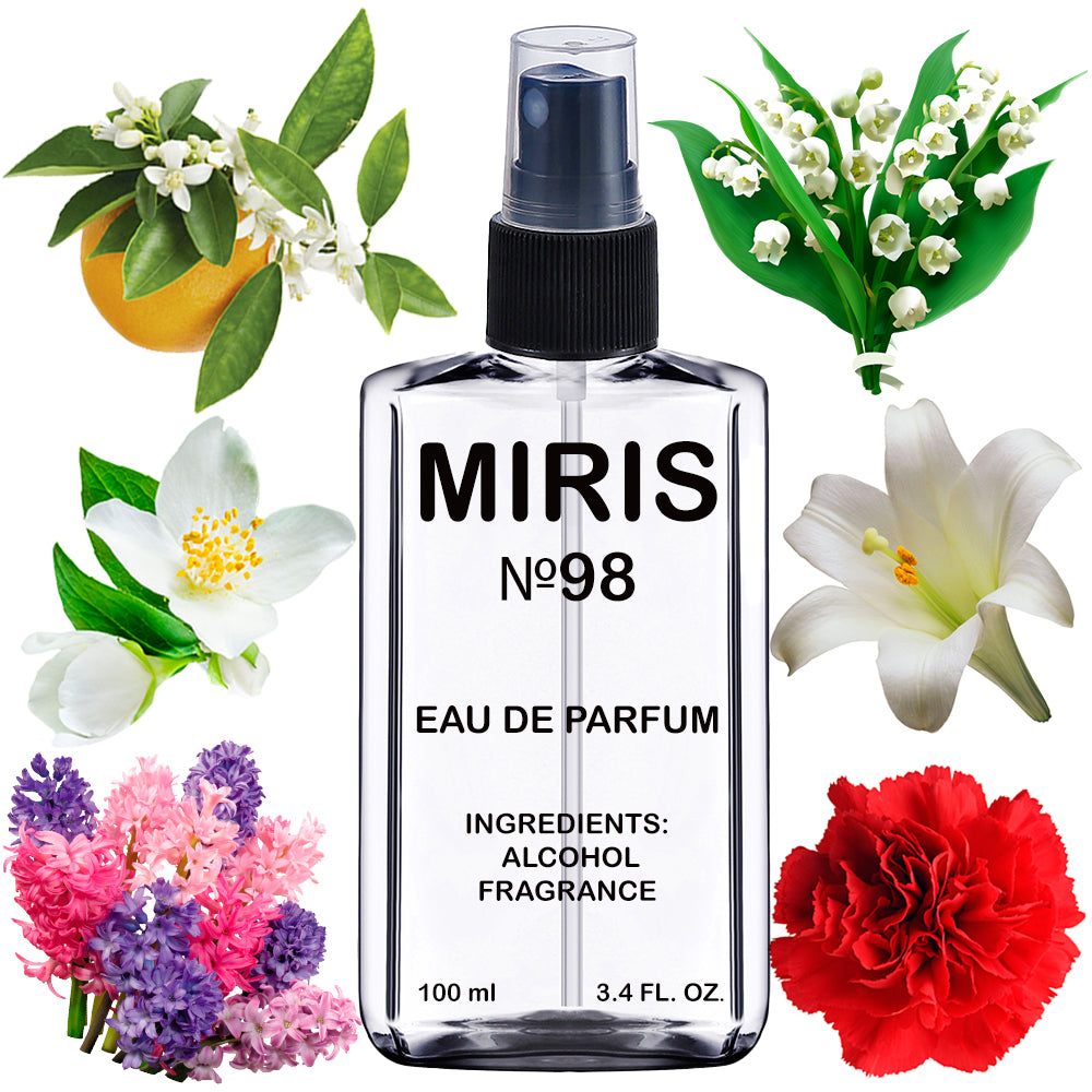MIRIS No. 98, Anaiz, Longue duree Eau de Parfum pour Femme, Vaporisateur 100 ml
