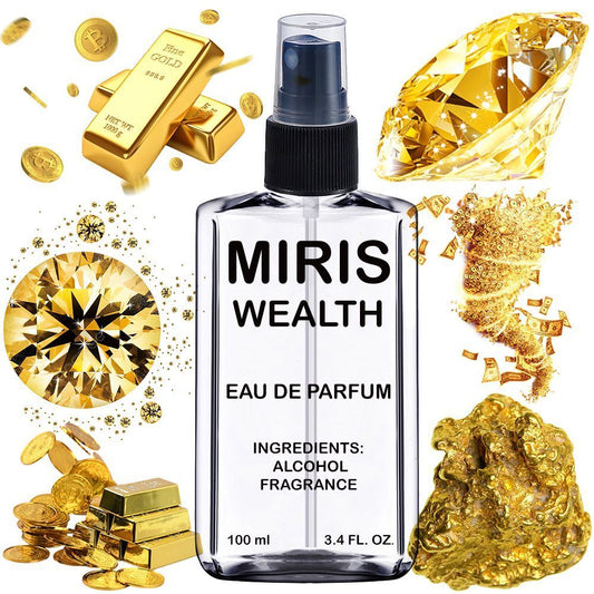 MIRIS Wealth, Longue duree Unisexe Eau de Parfum pour Femme et Homme, Vaporisateur 100 ml