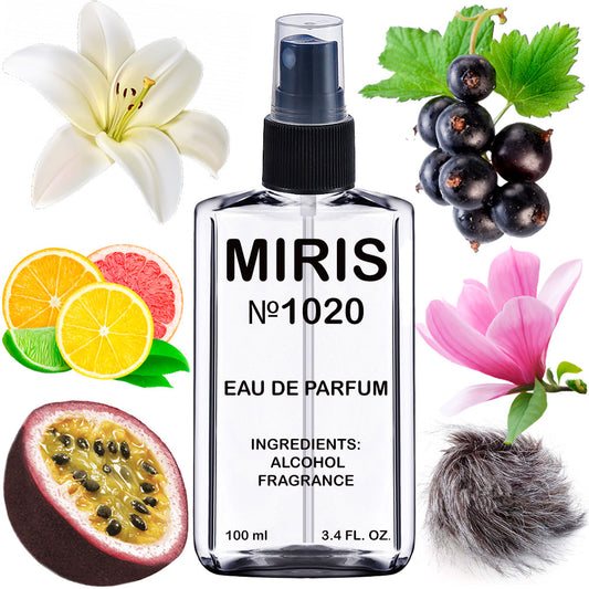 MIRIS No. 1020, Pretty Fruity, Longue duree Unisexe Eau de Parfum pour Femme et Homme, Vaporisateur 100 ml
