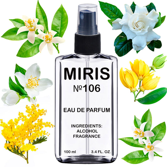 MIRIS No. 106, Amarije, Longue duree Eau de Parfum pour Femme, Vaporisateur 100 ml
