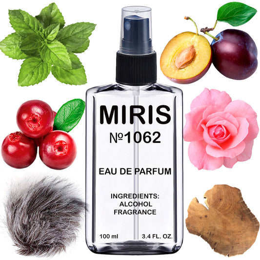 MIRIS No. 1062, Dark Purple, Longue duree Eau de Parfum pour Femme, Vaporisateur 100 ml