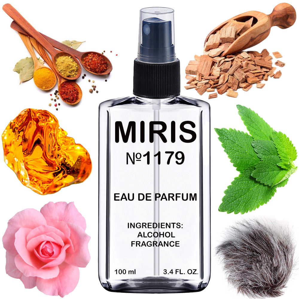 MIRIS No. 1179, Golden Sand, Longue duree Unisexe Eau de Parfum pour Femme et Homme, Vaporisateur 100 ml