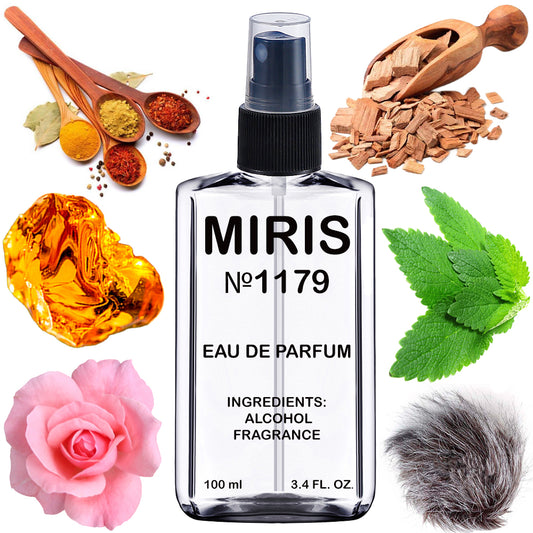 MIRIS No. 1179, Golden Sand, Longue duree Unisexe Eau de Parfum pour Femme et Homme, Vaporisateur 100 ml
