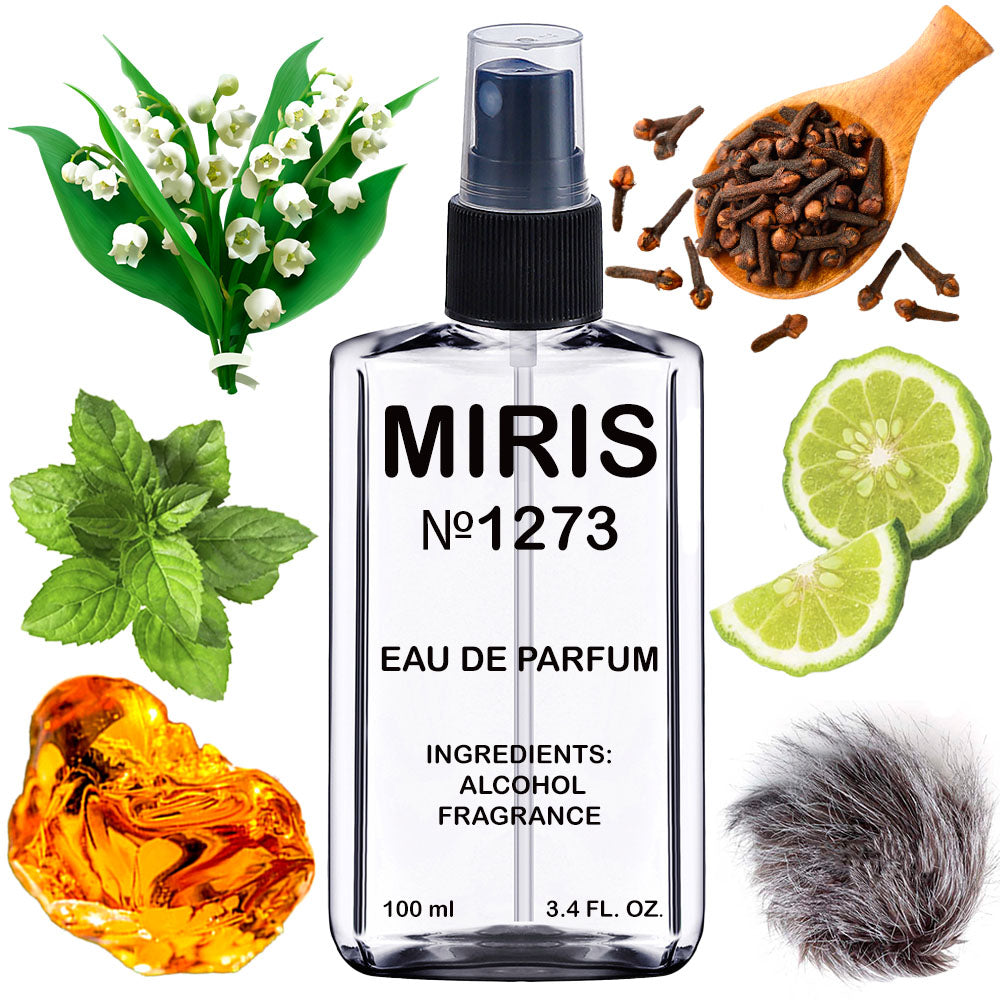 MIRIS Nr. 1273, Double Whisk, langanhaltender Duft, Herren Eau de Parfum, Spray 100 ml