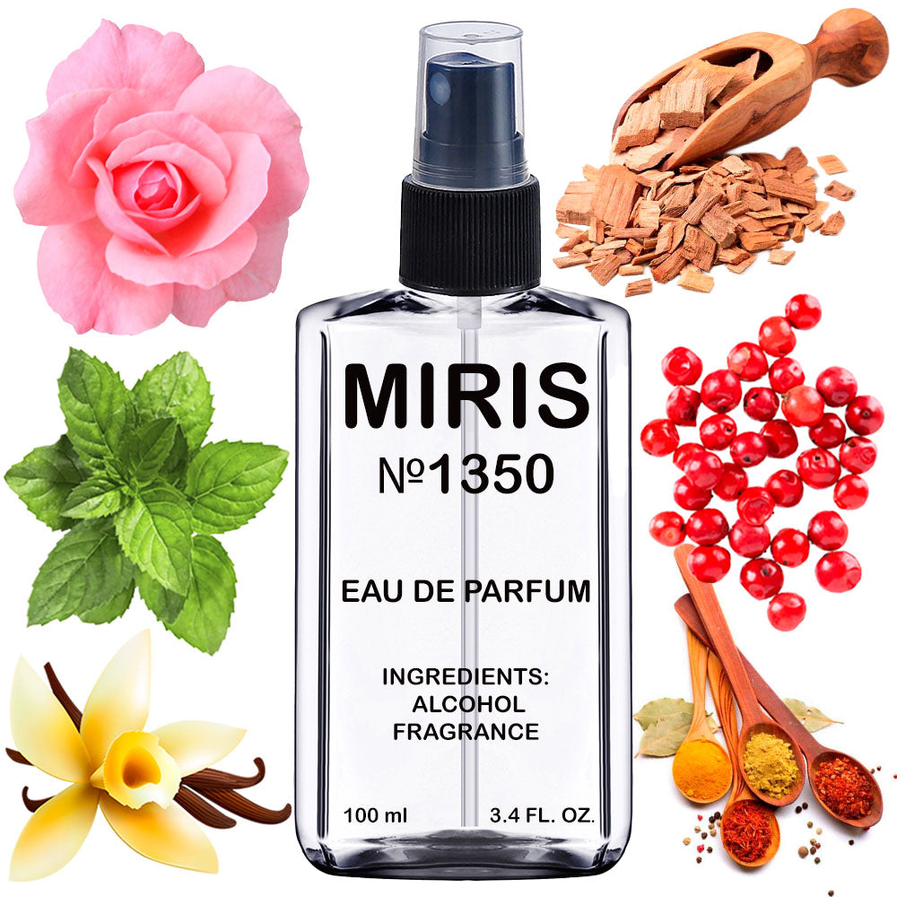 MIRIS No. 1350, Alur Sensuel, Longue duree Eau de Parfum pour Femme, Vaporisateur 100 ml