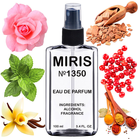 MIRIS No. 1350, Alur Sensuel, Longue duree Eau de Parfum pour Femme, Vaporisateur 100 ml