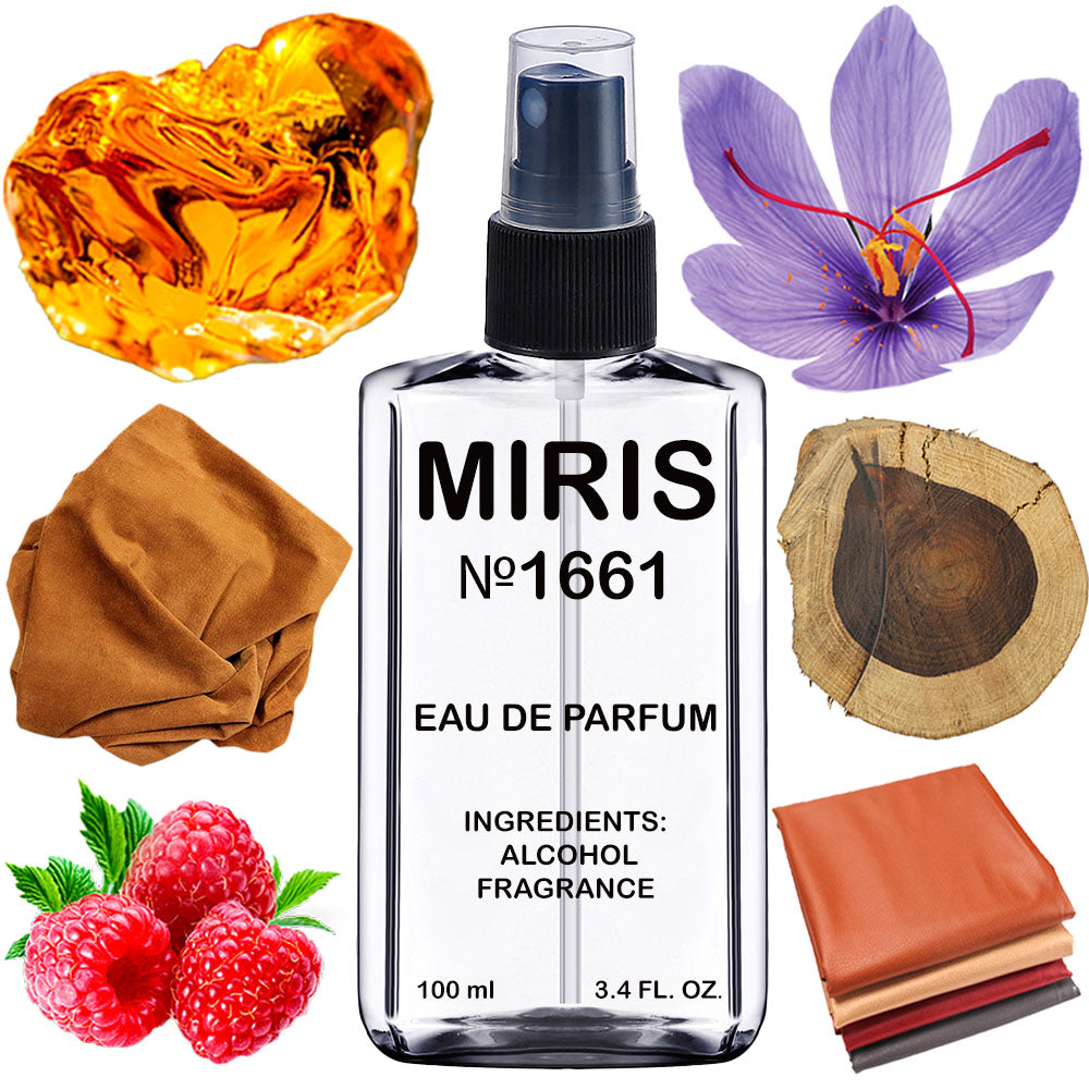 MIRIS No. 1661, Tukan Leather, Longue duree Unisexe Eau de Parfum pour Femme et Homme, Vaporisateur 100 ml