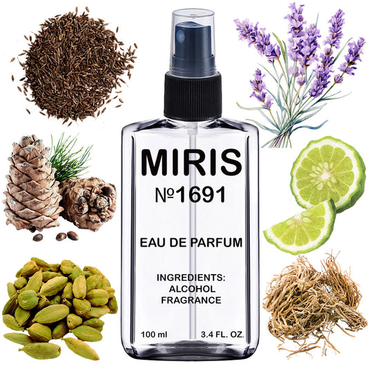 MIRIS No. 1691, La Nui Di L Hom 2009, Longue duree Eau de Parfum pour Homme, Vaporisateur 100 ml