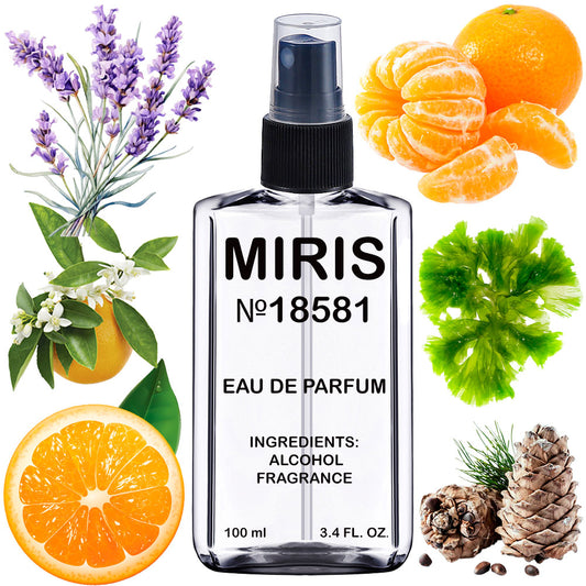 MIRIS No. 18581, Aqua Pur Hom, Long-Lasting Eau de Parfum for Men, Spray 100 ml
