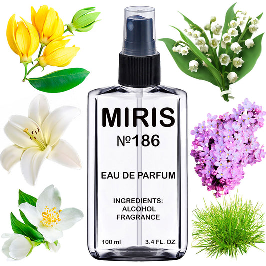 MIRIS No. 186, Dirizzimo, Longue duree Eau de Parfum pour Femme, Vaporisateur 100 ml