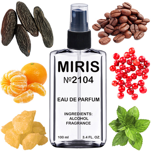 MIRIS No. 2104, Play Intense Men, Longue duree Eau de Parfum pour Homme, Vaporisateur 100 ml