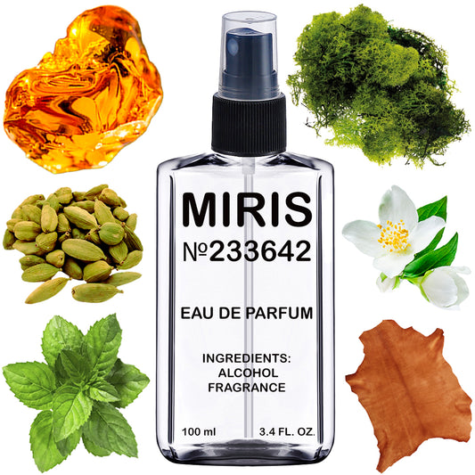 MIRIS No. 233642, Ombe Leather 2018, Longue duree Unisexe Eau de Parfum pour Femme et Homme, Vaporisateur 100 ml