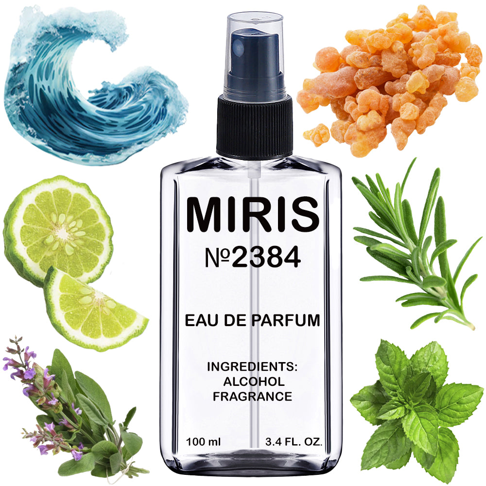 MIRIS No. 2384, Aqua Di Jio Profom, Longue duree Eau de Parfum pour Homme, Vaporisateur 100 ml