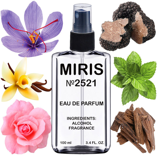 MIRIS No. 2521, Nuar d Nuar, Longue duree Unisexe Eau de Parfum pour Femme et Homme, Vaporisateur 100 ml