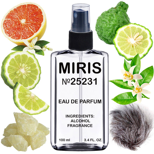MIRIS No. 25231, Homme Cologne, Longue duree Eau de Parfum pour Homme, Vaporisateur 100 ml