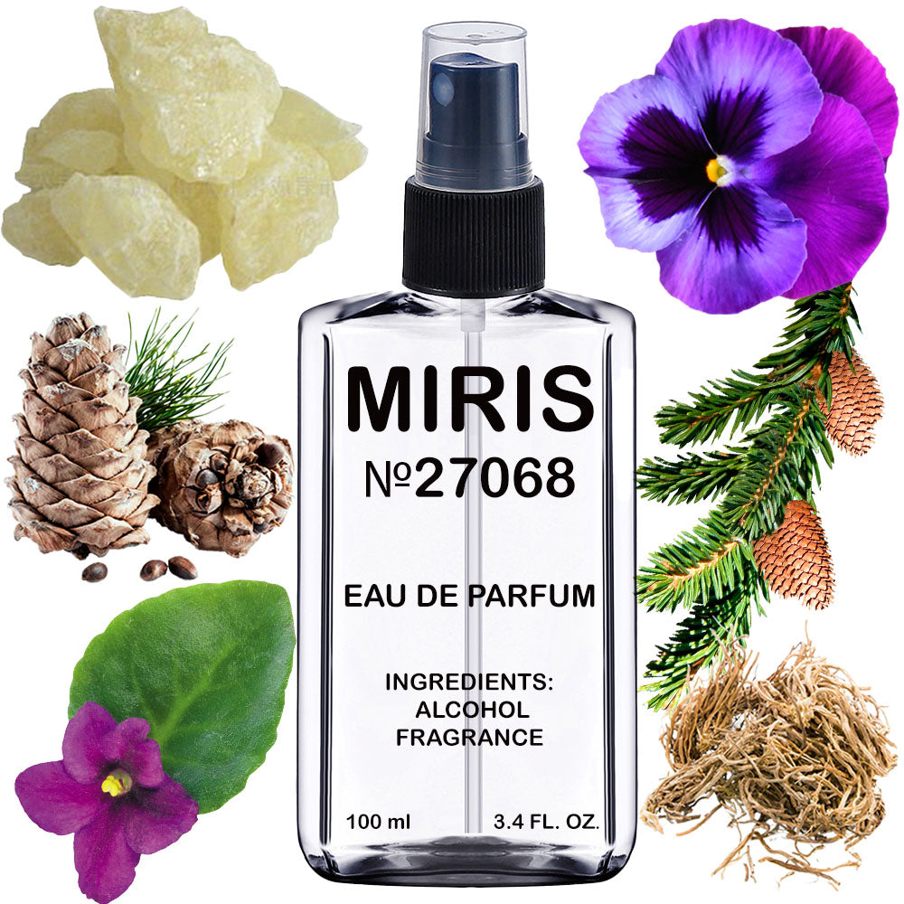 MIRIS No. 27068, He Wood, Longue duree Eau de Parfum pour Homme, Vaporisateur 100 ml