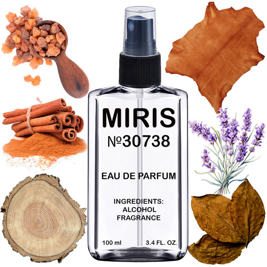 MIRIS No. 30738, Lodon Men, Longue duree Eau de Parfum pour Homme, Vaporisateur 100 ml