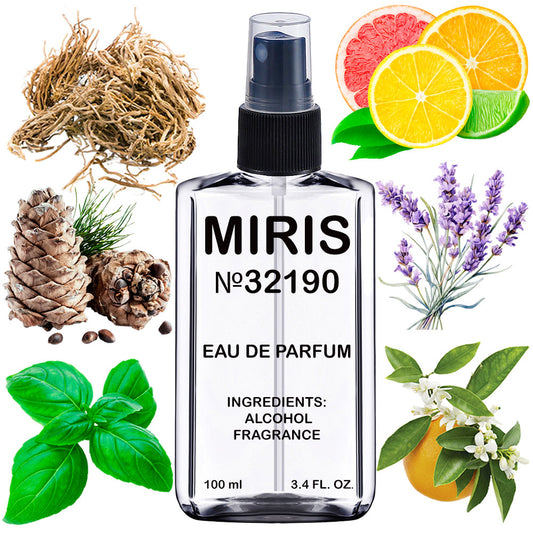 MIRIS No. 32190, Cedro Di Taormina, Long-Lasting Unisex Eau de Parfum for Women & Men, Spray 100 ml