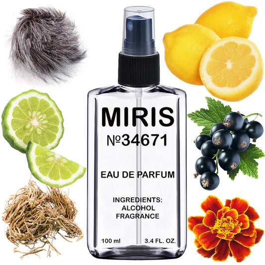 MIRIS No. 34671, Bal De Afrik, Long-Lasting Unisex Eau de Parfum for Women & Men, Spray 100 ml