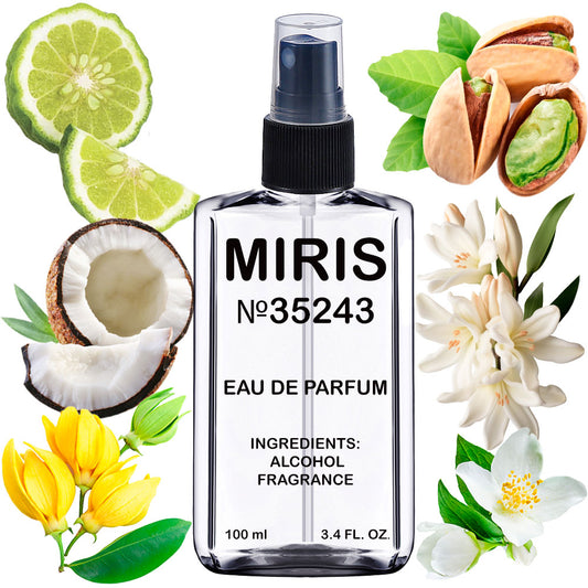 MIRIS No. 35243, Solei Blank, Long-Lasting Unisex Eau de Parfum for Women & Men, Spray 100 ml