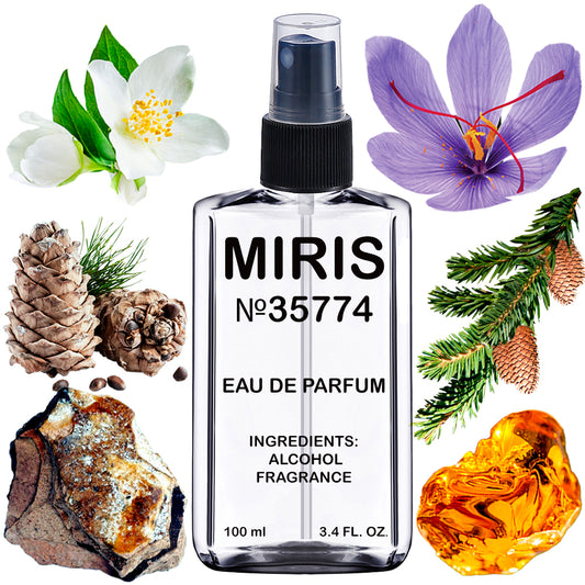 MIRIS No. 35774, Baraka Ru 54, Long-Lasting Unisex Eau de Parfum for Women & Men, Spray 100 ml