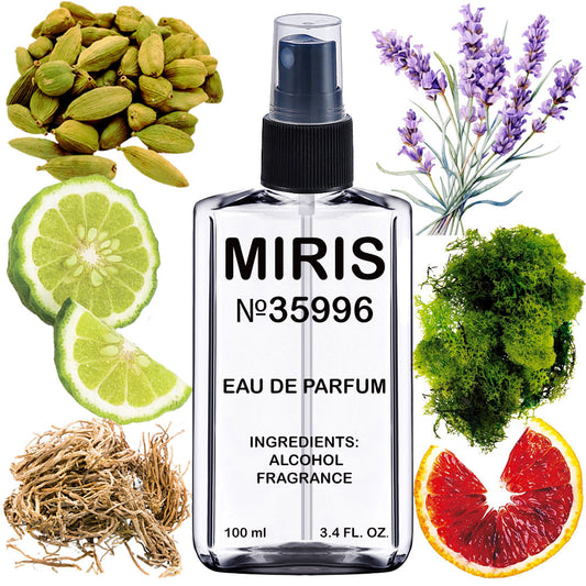 MIRIS No. 35996, Bergamote Soleil, Long-Lasting Unisex Eau de Parfum for Women & Men, Spray 100 ml