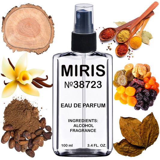 MIRIS No. 38723, Toba Vanille, Long-Lasting Unisex Eau de Parfum for Women & Men, Spray 100 ml
