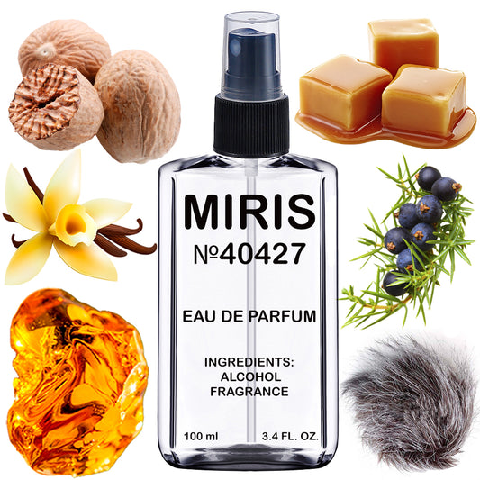 MIRIS No. 40427, Gent Fluid Gold, Long-Lasting Unisex Eau de Parfum for Women & Men, Spray 100 ml