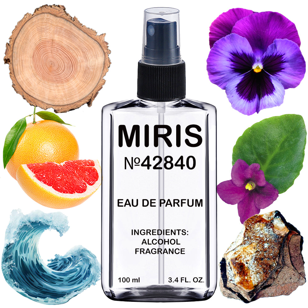 MIRIS No. 42840, Invituz Aqua 2018, Longue duree Eau de Parfum pour Homme, Vaporisateur 100 ml