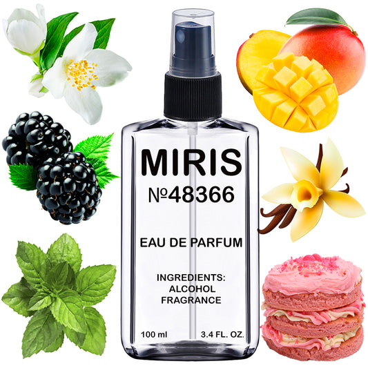 MIRIS No. 48366, Mango Skin, Longue duree Unisexe Eau de Parfum pour Femme et Homme, Vaporisateur 100 ml